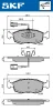 VKBP 80146 E SKF Комплект тормозных колодок, дисковый тормоз