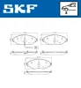 VKBP 80176 E SKF Комплект тормозных колодок, дисковый тормоз