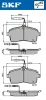 VKBP 80232 E SKF Комплект тормозных колодок, дисковый тормоз