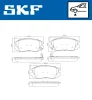 VKBP 80244 A SKF Комплект тормозных колодок, дисковый тормоз