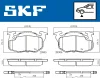 VKBP 80352 E SKF Комплект тормозных колодок, дисковый тормоз