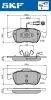 VKBP 80353 E SKF Комплект тормозных колодок, дисковый тормоз