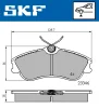 VKBP 80356 SKF Комплект тормозных колодок, дисковый тормоз