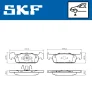 VKBP 80376 SKF Комплект тормозных колодок, дисковый тормоз