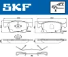 VKBP 80409 A SKF Комплект тормозных колодок, дисковый тормоз