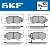 VKBP 80489 A SKF Комплект тормозных колодок, дисковый тормоз