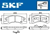 VKBP 80490 A SKF Комплект тормозных колодок, дисковый тормоз