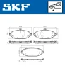 VKBP 80530 SKF Комплект тормозных колодок, дисковый тормоз