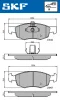 VKBP 80618 SKF Комплект тормозных колодок, дисковый тормоз