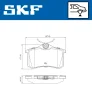 VKBP 90001 SKF Комплект тормозных колодок, дисковый тормоз