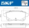 VKBP 90134 SKF Комплект тормозных колодок, дисковый тормоз