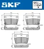 VKBP 90288 A SKF Комплект тормозных колодок, дисковый тормоз