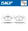 VKBP 90544 SKF Комплект тормозных колодок, дисковый тормоз