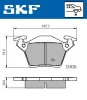 VKBP 90568 SKF Комплект тормозных колодок, дисковый тормоз