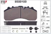 9500100 FTE Комплект тормозных колодок, дисковый тормоз