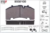 9502100 FTE Комплект тормозных колодок, дисковый тормоз