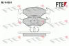 BL1114A1 FTE Комплект тормозных колодок, дисковый тормоз