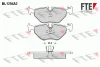 BL1204A2 FTE Комплект тормозных колодок, дисковый тормоз