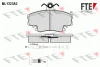 BL1323A2 FTE Комплект тормозных колодок, дисковый тормоз