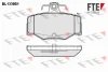 BL1339B1 FTE Комплект тормозных колодок, дисковый тормоз