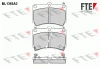 BL1365A2 FTE Комплект тормозных колодок, дисковый тормоз