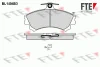 BL1404B3 FTE Комплект тормозных колодок, дисковый тормоз