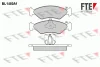 BL1480A1 FTE Комплект тормозных колодок, дисковый тормоз