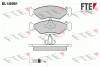 BL1480B1 FTE Комплект тормозных колодок, дисковый тормоз