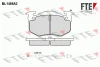 BL1489A2 FTE Комплект тормозных колодок, дисковый тормоз