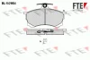 BL1529B4 FTE Комплект тормозных колодок, дисковый тормоз