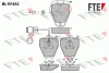 BL1618A2 FTE Комплект тормозных колодок, дисковый тормоз