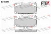 BL1646A1 FTE Комплект тормозных колодок, дисковый тормоз