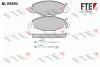 BL1661B4 FTE Комплект тормозных колодок, дисковый тормоз