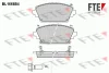 BL1668B4 FTE Комплект тормозных колодок, дисковый тормоз