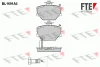 BL1691A4 FTE Комплект тормозных колодок, дисковый тормоз