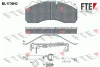 BL1730H2 FTE Комплект тормозных колодок, дисковый тормоз