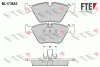 BL1738A2 FTE Комплект тормозных колодок, дисковый тормоз