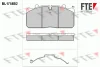 BL1758B2 FTE Комплект тормозных колодок, дисковый тормоз