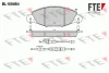 BL1804B4 FTE Комплект тормозных колодок, дисковый тормоз