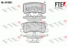 BL1810B2 FTE Комплект тормозных колодок, дисковый тормоз