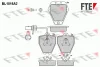 BL1816A2 FTE Комплект тормозных колодок, дисковый тормоз