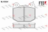 BL1835A1 FTE Комплект тормозных колодок, дисковый тормоз