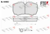 BL1869B2 FTE Комплект тормозных колодок, дисковый тормоз