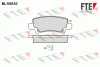 BL1881A2 FTE Комплект тормозных колодок, дисковый тормоз