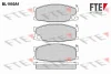 BL1950A1 FTE Комплект тормозных колодок, дисковый тормоз