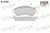 BL1970B3 FTE Комплект тормозных колодок, дисковый тормоз