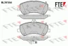 BL2075A4 FTE Комплект тормозных колодок, дисковый тормоз