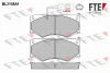 BL2156A1 FTE Комплект тормозных колодок, дисковый тормоз