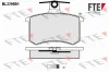 BL2296B1 FTE Комплект тормозных колодок, дисковый тормоз