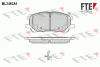 BL2462A1 FTE Комплект тормозных колодок, дисковый тормоз